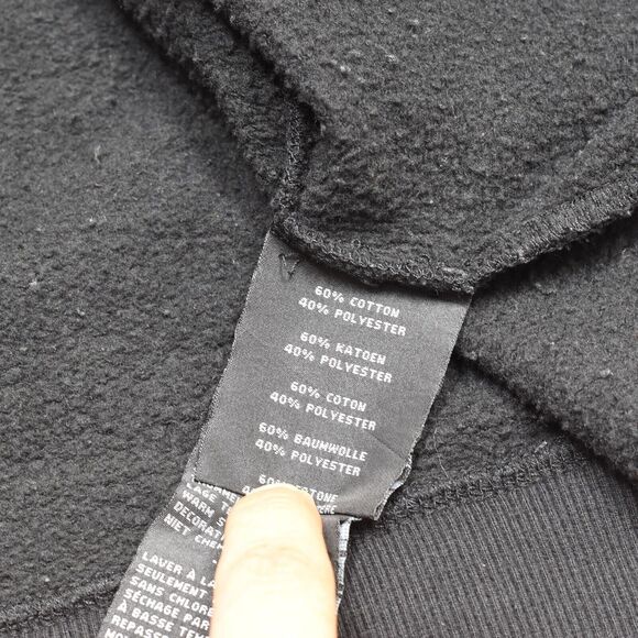 Harley Davidson Men Pullover Sweater Crew Neck Long Sleeve Cotton Black Size 2XL - Picture 8 of 8